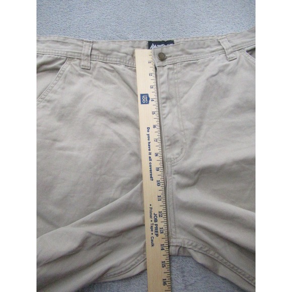 Mountain Club Mens Cargo Pants Size 40x32 Khaki Outdoor Casual Cotton - Picture 7 of 12